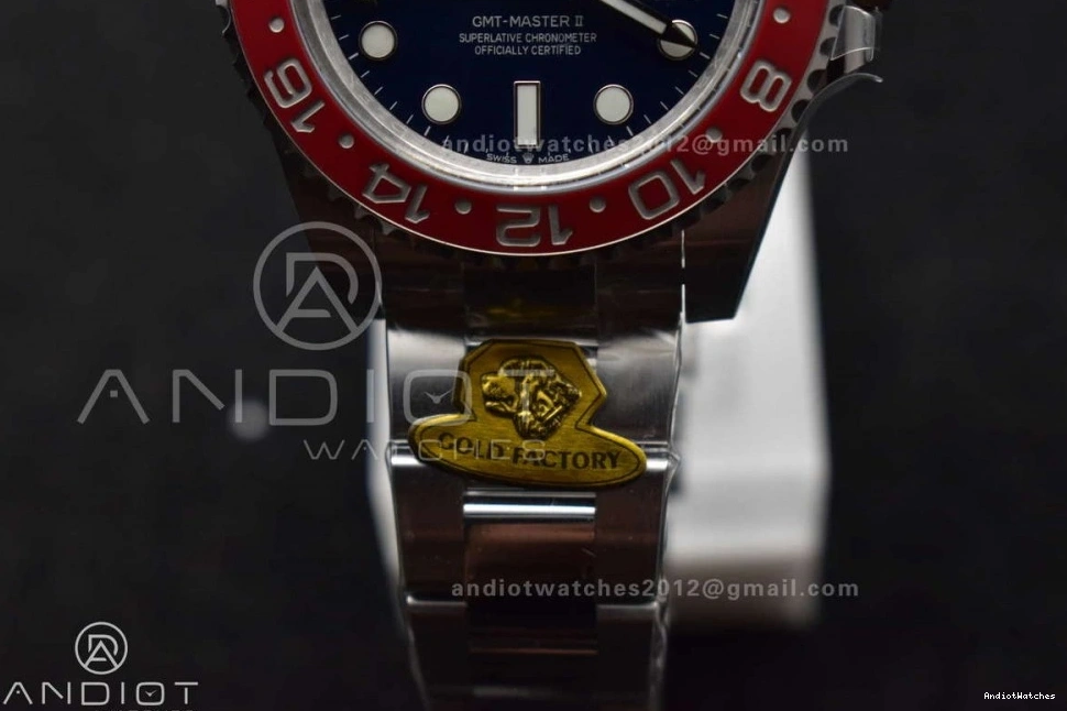 II Bold 929 Dial Best 126719 Black Gain BLRO Bracelet Factory Oyster Master Edition Weight GMT 1:1 CHS Gold VR3285 on 0504